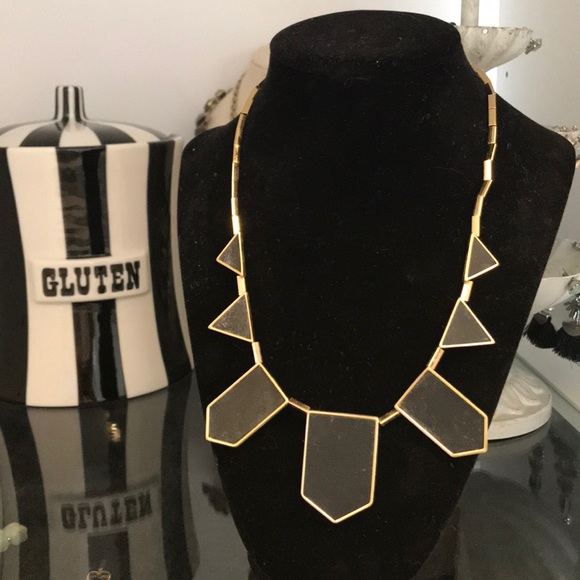 House of Harlow 1960 Accessories - House of Harlow Black and Gold Statement Necklace